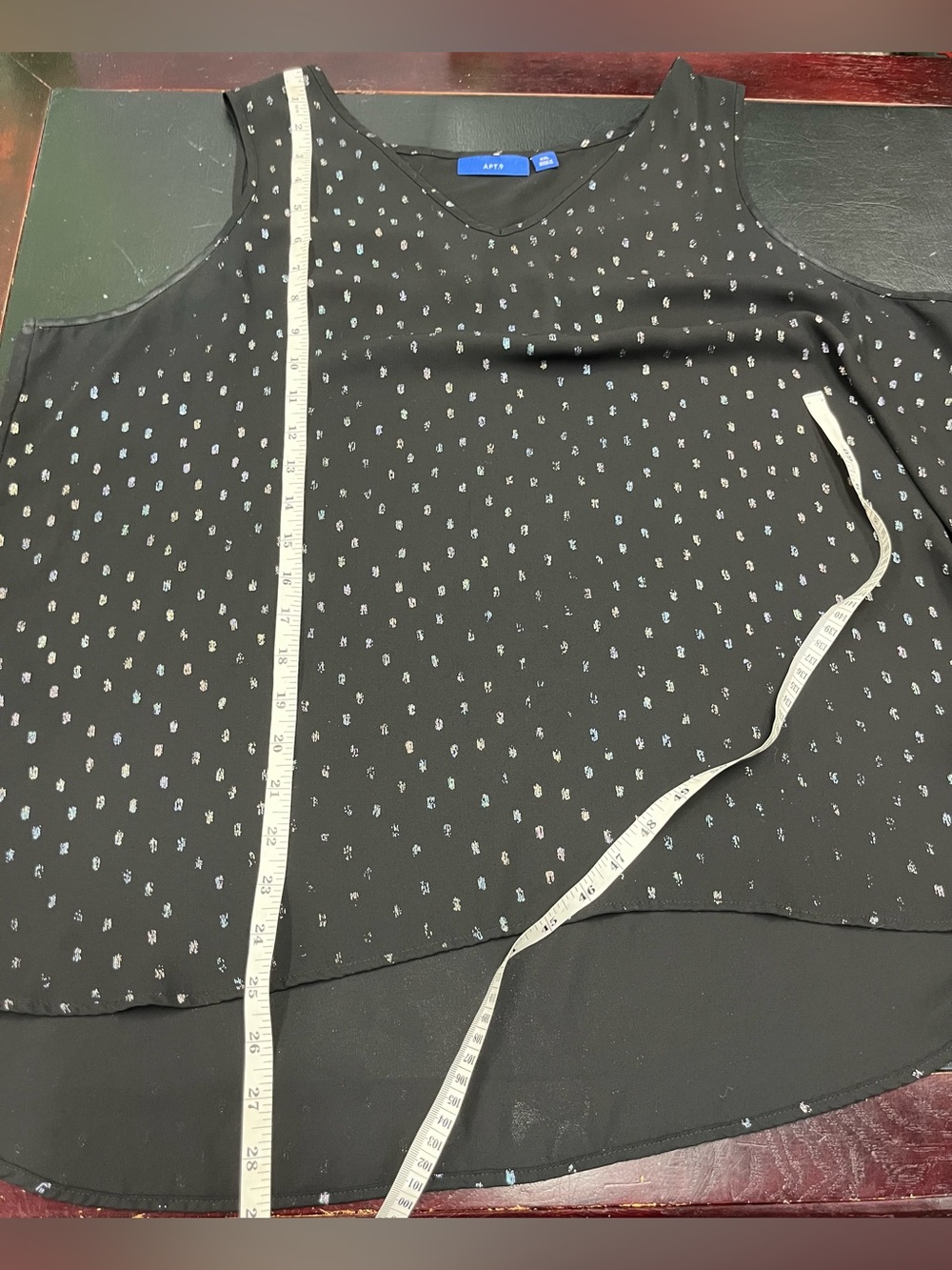 Apt. 9 sleeveless blouse size XXL - Picture 6 of 7